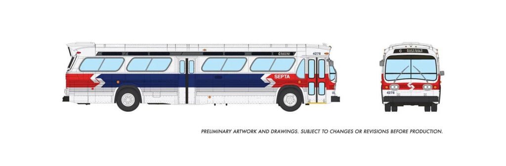 Rapido Fishbowl Transit Bus Septa 753162