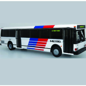 Iconic Repicas Grumman 870 Transit Bus Metro-Houston Texas 87-0409