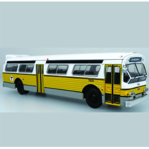 Iconic Replicas Flxible Fishbowl Transit Bus 53102 Boston T MBTA 87-0453