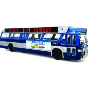 Iconic Replicas GM Fishbowl Bus New York City Transit Authority 43-0666