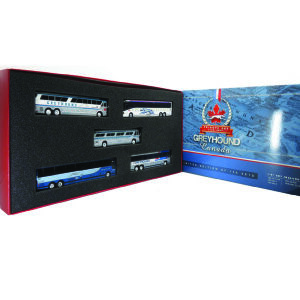 Iconic Replicas Greyhound Bus Set 87-0341