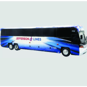 Coming In July Iconic Replicas MCI D4520 Coach Bus Jefferson Lines, Minneapolis, MN 1/87 Scale-HO Scale 87-0651