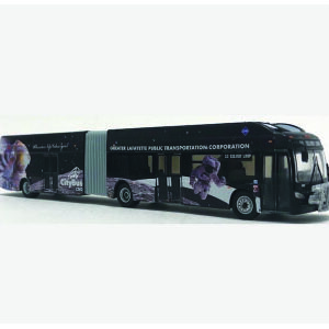 Iconic Replicas New Flyer Articultaed Transit Bus Lafayette 87-0202