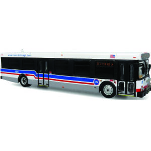 Iconic Replicas New Flyer D40LF Transit Bus CTA Chicago 87-0642