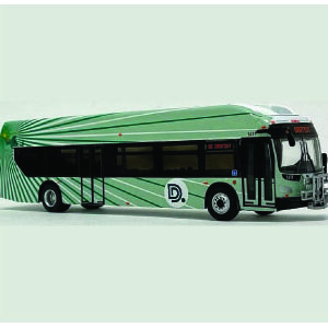 Iconic Replicas New Flyer Xcelsior Detroit Department of Transportration 87-0258