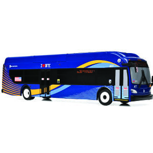 1/43 Scale New Flyer Xcelsior Transit Model Bus Banks