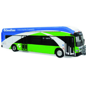 Iconic Replicas New Flyer Xcelsior Omnbi Trans 87-0235