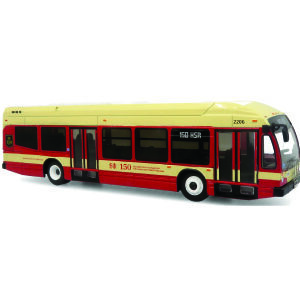 Iconic Replicas Nova LFSH Transit Bus Hamilton Street Railway 150 Anniverary 87-0624