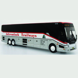 Iconic Replicas Prevost H345 Coach Bus Adirondack Trailways 87-0419