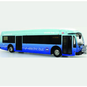 Iconic Replicas Proterra Electric Transit Bus CTA-Chicago 87-0336
