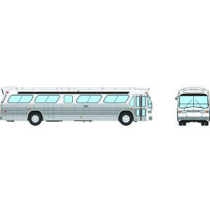 Rapido Fishbowl Bus blank white 5307 753199