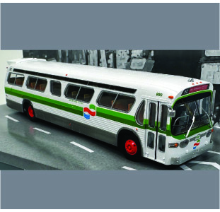 Rapido Fishbowl/New Looks Suburban Bus Golden Gate Transit 1/87 Scale-HO Scale 753114