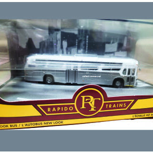 Just A Few Left! Rapido GM Fishbowl/New Looks Transit Bus 5307 Double Exit Door Blank/White & Ready for your own livery 1/87 Scale-HO Scale 751037