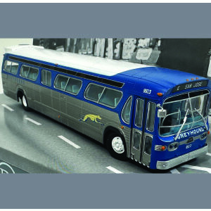 Rapido GM Fishbowl Transit Bus Greyhound
