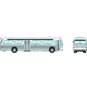 Rapido Fishbowl Transit Bus blank/white 751037
