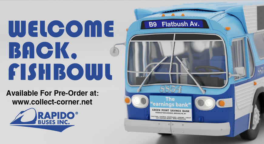 Rapido Trains New York City Transit Bus 753146 