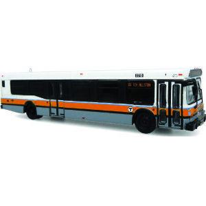 ‭Iconic Replicas New Flyer D40LF Transit Bus Boston T MBTA 87-0643