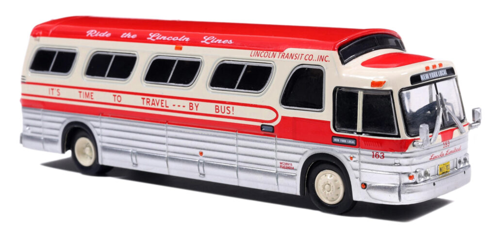 Iconic Replicas GM PD4107 Buffalo Coach Bus Lincoln Lines New York 87-0664