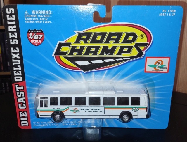 Road Champs Flxible Metro Transit Bus A/C Transit Blister Pack