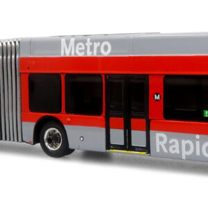Iconic Replicas New Flyer Xcelsior Articulated Transit Bus LA Metro 87-0655
