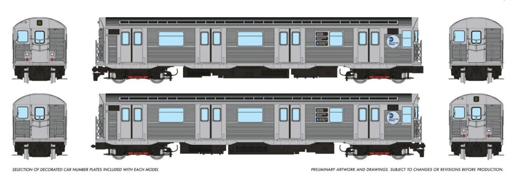 Rapido Trains MTA NYC Subway R32 Subway Car Set