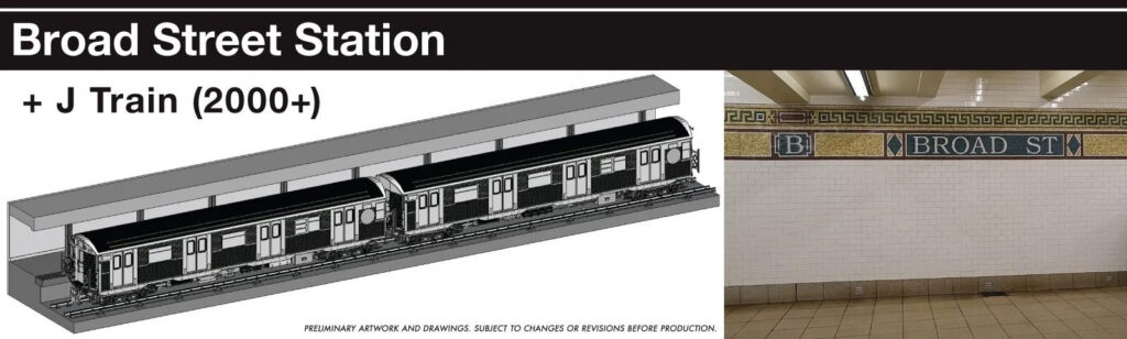 Rapdio New York City Subway R32 in Broad Street Station