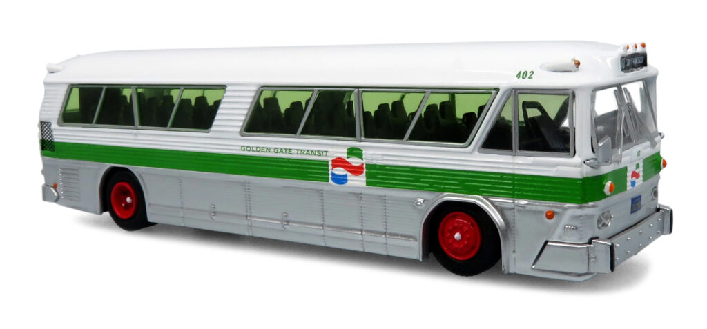Iconic Replicas MCI MC5A Golden Gate Transit 87-0626