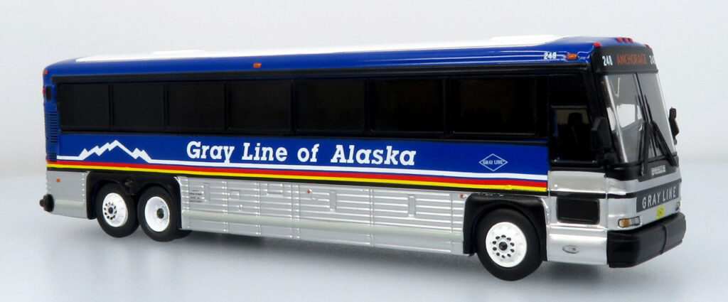 Iconic Replicas MCI D4000 Gray Line Alaska 87-0621
