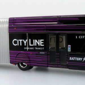 Iconic Replicas New Flyer Xcelsior XE60 Electric Transit Spokane Transit City Line 87-0607
