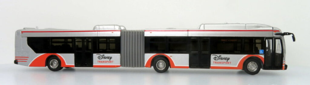 Iconic Replicas New Flyer Xcelsior Articulated Bus Disney Transport 87-0306