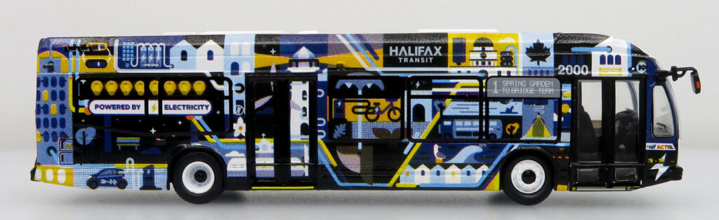 Iconic Replicas Nova LFSE Transit Bus, Halifax Transit Canada 87-0564