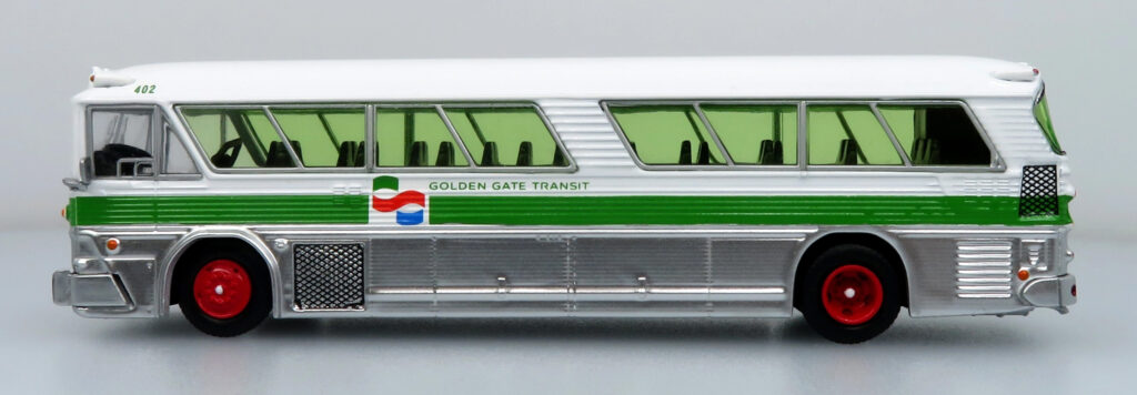 Iconic Replicas MCI MC5A Golden Gate Transit 87-0626