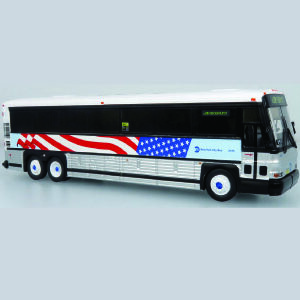 Iconic Replicas MCI D4000 Bus MTA NYC Transit 9-11 Memorial Bus 87-0567