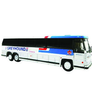 Iconic Replicas MCI MC9 Greyhound Canada Pepsi Livery 87-0246