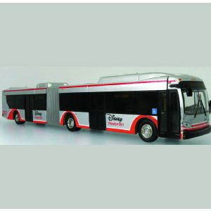 Iconic Replicas New Flyer Xcelsior Articuatled Bus Disney Transport Bus