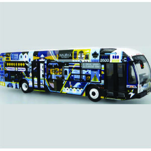 Iconic Replicas Nova LFSE Transit Bus Helifax Transit Canada 87-0564