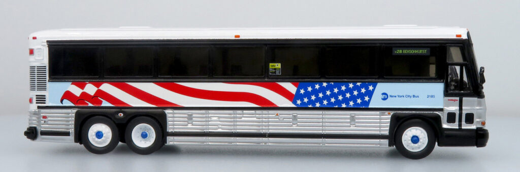 Iconic Replicas MCI D4000 MTA NYC Transit 9/11 Memorial Bus 87-0567