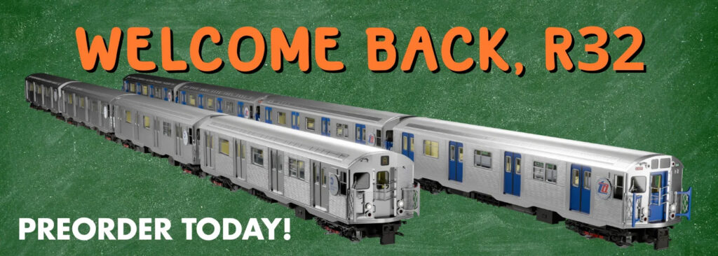 Rapido New York City Transit Authority R32 Subway Cars