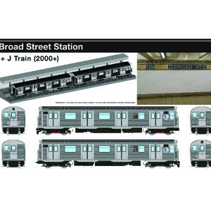 Rapido New York City Subway Platform R-32 J Train Broad Street