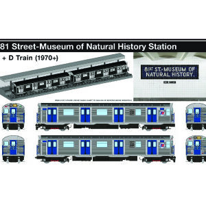 Rapido New York City Subway R32 81 Street Station