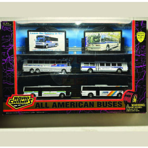 Road Champs All American bus set with Miami