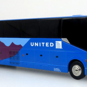 Iconic Replicas Prevost H345 Coach Bus United Airlines/Landline 87-0382