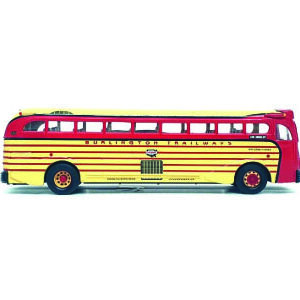 Corgi Yellow Coach 743 Burlington Trailways