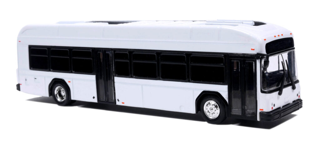Iconic Replicas Gillig BEB Transit Bus Blank/White 87-0675