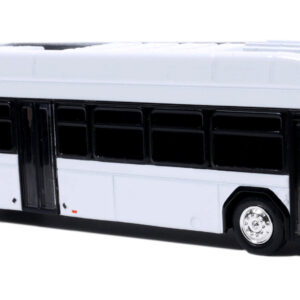 Iconic Replicas Gillig BEB Transit Bus Blank/White 87-0675