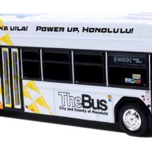 Iconic Replicas Gillig BEB Transit Bus Honolulu Hawaii The Bus 87-0676