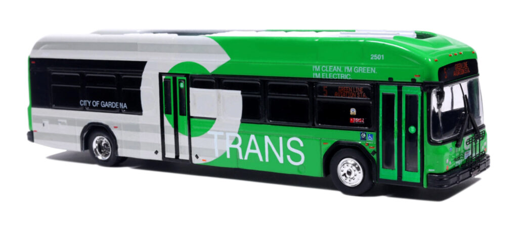 Iconic Replicas Gillig BEB Transit Bus GTrans City Of Gardena-Los Angeles California 87-0684