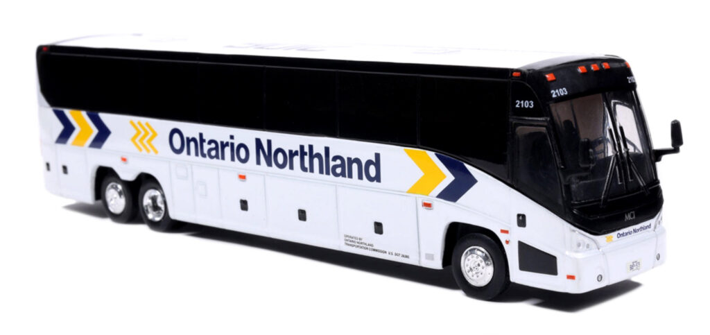 Iconic Replicas MCI J4500 Ontario Northland, Canada 87-0690