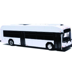 Iconic Replicas Gillig BEB Transit Bus Blank White 87-0675
