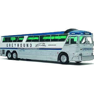 Iconic Replicas MCI MC7 Greyhound 1960s 87-0182 retro